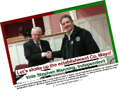 I-I Administrator Stephen Manning runs for the Dail..