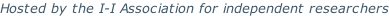 Hosted by the I-I Association for independent researchers