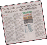 Irish Times article, "The Man Who Knows How to Make a Citizen's Arrest!"
